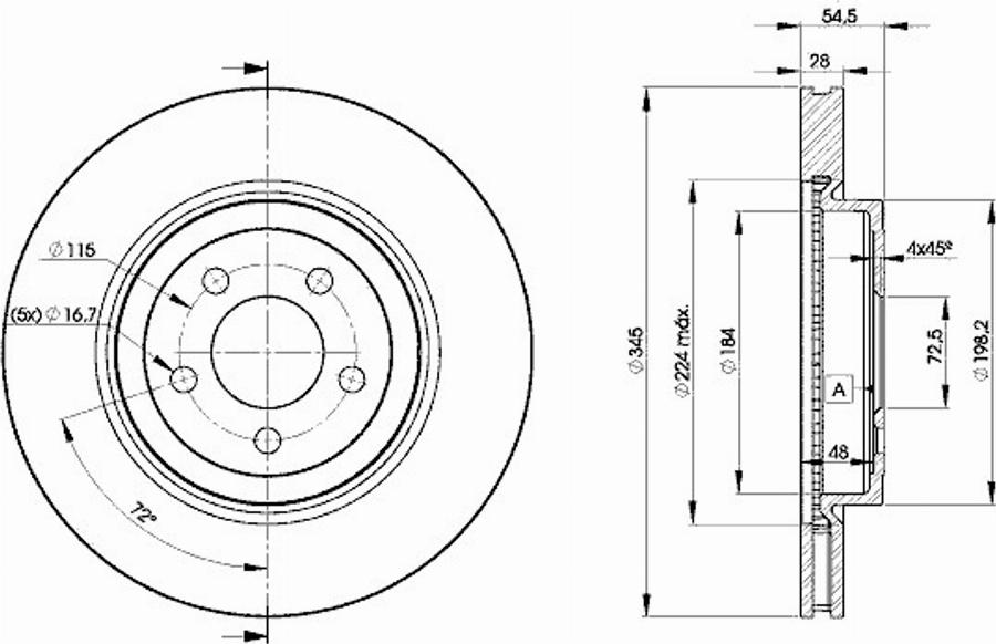 Icer 78BD9197 - Brake Disc autospares.lv