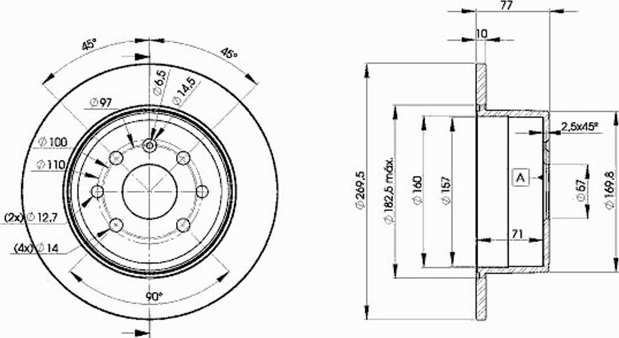 Icer 78BD9102 - Brake Disc autospares.lv