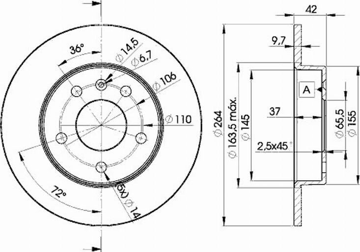 Icer 78BD9110 - Brake Disc autospares.lv