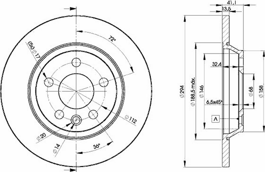 Icer 78BD5609 - Brake Disc autospares.lv