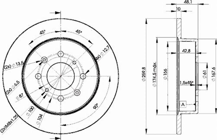 Icer 78BD5106 - Brake Disc autospares.lv