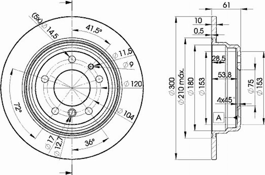 Icer 78BD6668 - Brake Disc autospares.lv