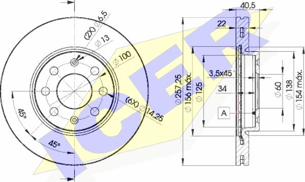 Icer 78BD0920-2 - Brake Disc autospares.lv