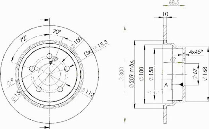 Icer 78BD0413 - Brake Disc autospares.lv