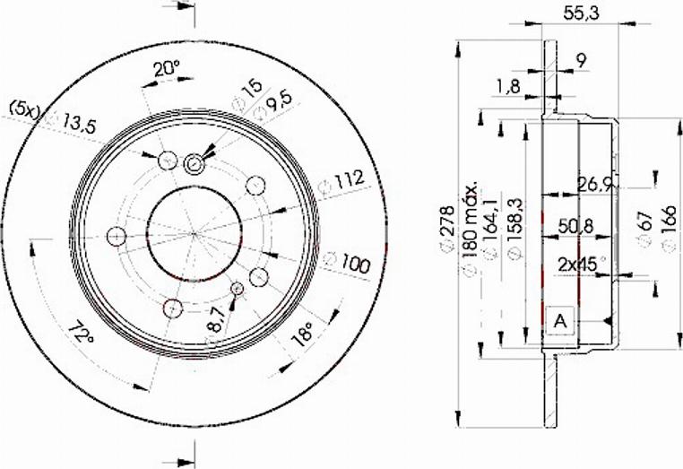 Icer 78BD0412 - Brake Disc autospares.lv