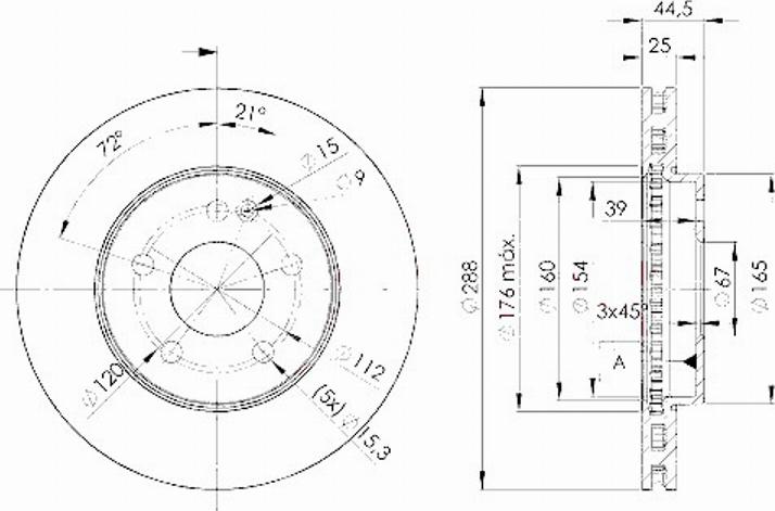 Icer 78BD0117 - Brake Disc autospares.lv