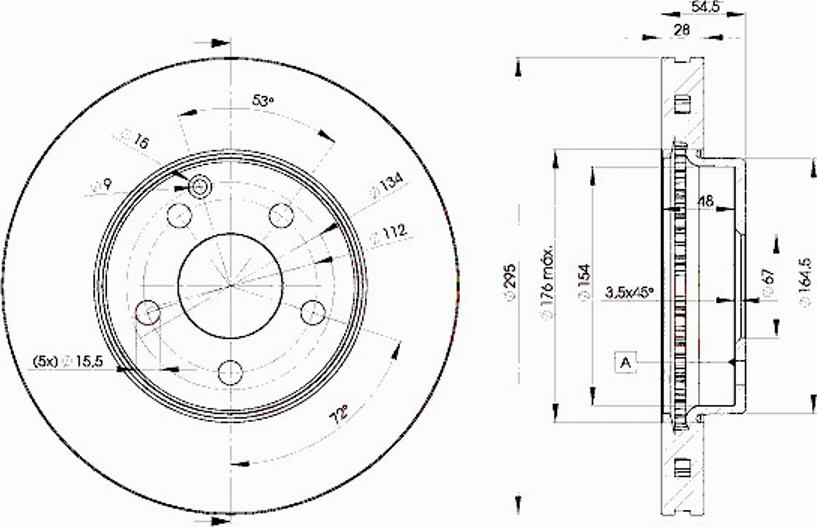 Icer 78BD0812 - Brake Disc autospares.lv