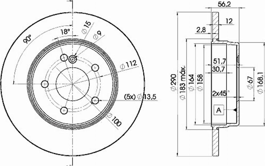 Icer 78BD1213 - Brake Disc autospares.lv