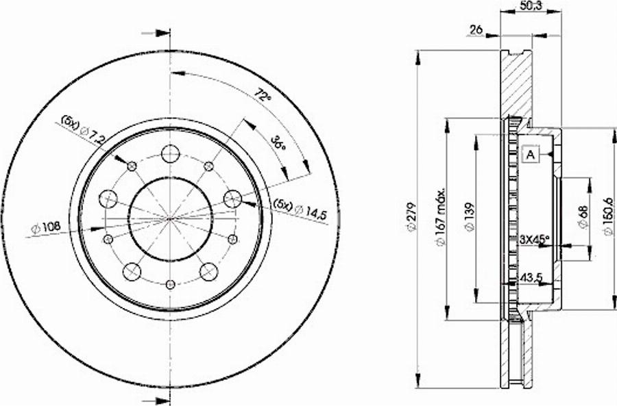 Icer 78BD1788 - Brake Disc autospares.lv