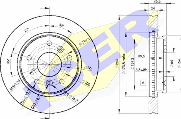 Stellox 6020-3220VK-SX - Brake Disc autospares.lv