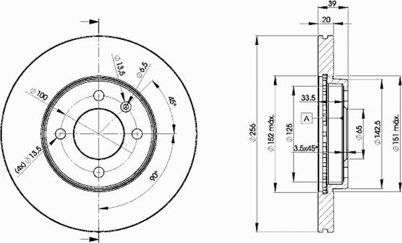 Icer 78BD3790 - Brake Disc autospares.lv