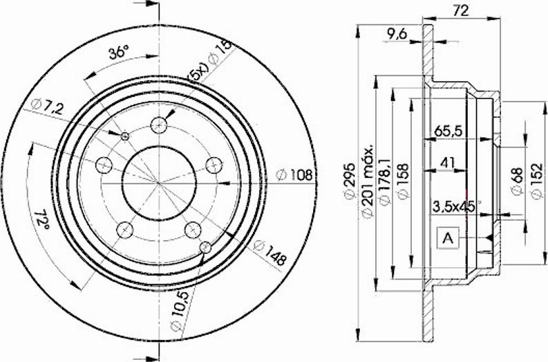 Icer 78BD7940 - Brake Disc autospares.lv