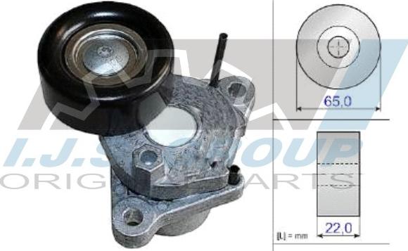 IJS GROUP 93-1440 - Belt Tensioner, v-ribbed belt autospares.lv