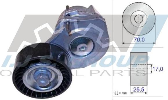 IJS GROUP 93-1465 - Belt Tensioner, v-ribbed belt autospares.lv