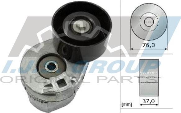 IJS GROUP 93-1376 - Belt Tensioner, v-ribbed belt autospares.lv