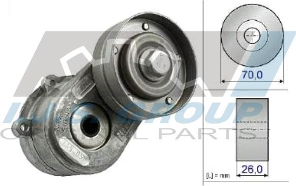 IJS GROUP 93-1377 - Belt Tensioner, v-ribbed belt autospares.lv