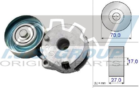 IJS GROUP 93-2442 - Belt Tensioner, v-ribbed belt autospares.lv