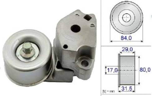 IJS GROUP 93-2456 - Belt Tensioner, v-ribbed belt autospares.lv