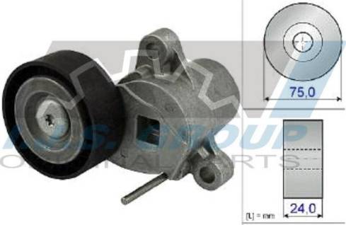 IJS GROUP 93-2465 - Belt Tensioner, v-ribbed belt autospares.lv