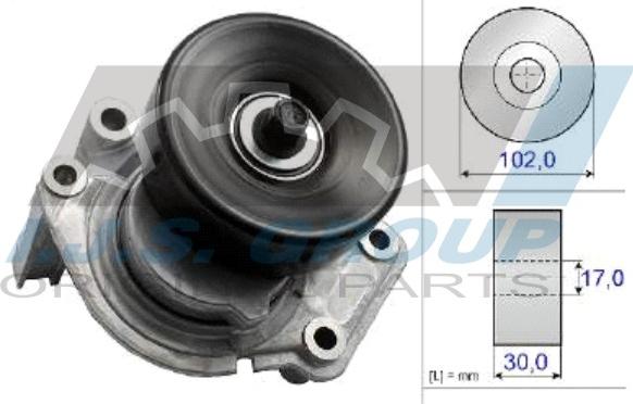 IJS GROUP 93-2406 - Belt Tensioner, v-ribbed belt autospares.lv