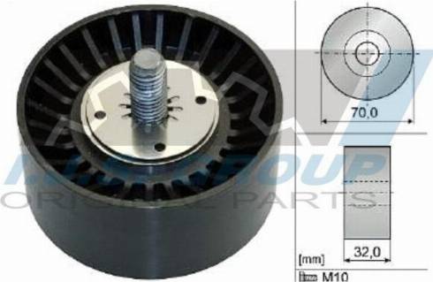 IJS GROUP 93-2169 - Pulley, v-ribbed belt autospares.lv