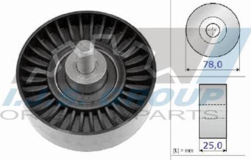 IJS GROUP 93-2161 - Pulley, v-ribbed belt autospares.lv