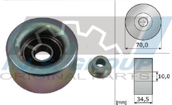 IJS GROUP 93-2111 - Pulley, v-ribbed belt autospares.lv