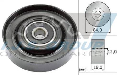 IJS GROUP 93-2186 - Pulley, v-ribbed belt autospares.lv