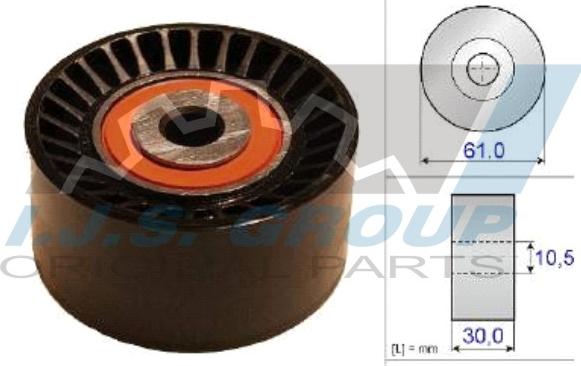 IJS GROUP 93-2127 - Deflection / Guide Pulley, timing belt autospares.lv