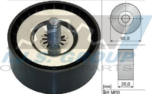 IJS GROUP 93-2170 - Pulley, v-ribbed belt autospares.lv