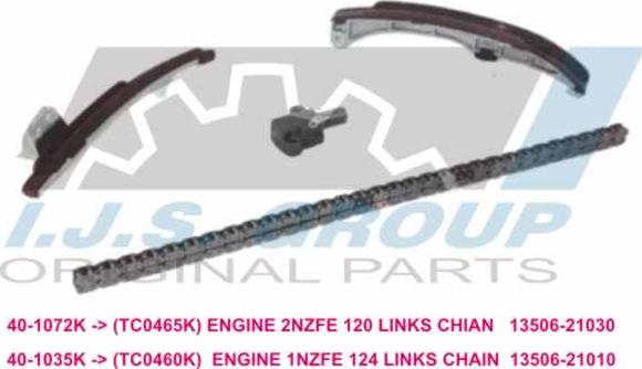 IJS GROUP 40-1035K - Timing Chain Kit autospares.lv