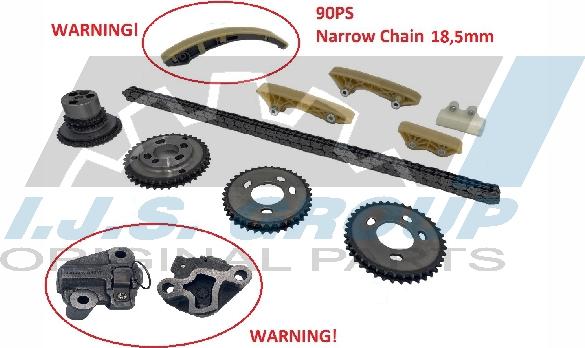 IJS GROUP 40-1020FK - Timing Chain Kit autospares.lv