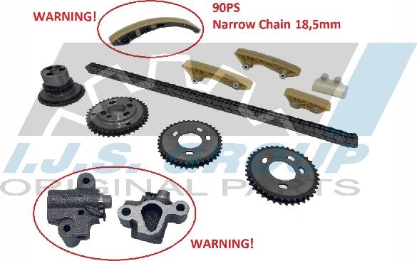 IJS GROUP 40-1021FK - Timing Chain Kit autospares.lv