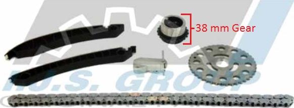 IJS GROUP 40-1149FK - Timing Chain Kit autospares.lv