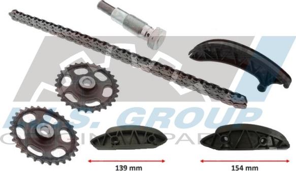 IJS GROUP 40-1236/1237FK - Timing Chain Kit autospares.lv