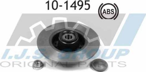 IJS GROUP 10-1495 - Brake Disc autospares.lv