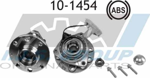 IJS GROUP 10-1454 - Wheel hub, bearing Kit autospares.lv