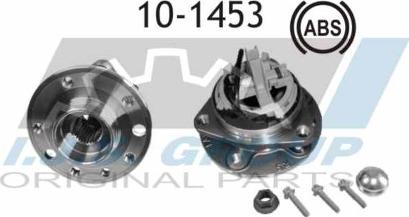 IJS GROUP 10-1453 - Wheel hub, bearing Kit autospares.lv