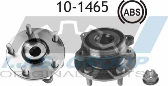 IJS GROUP 10-1465 - Wheel hub, bearing Kit autospares.lv