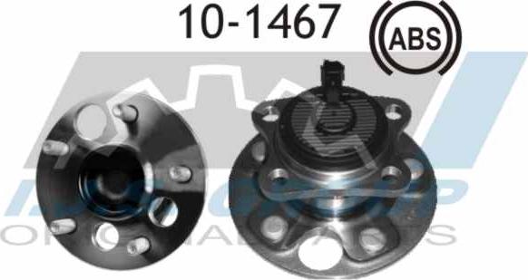IJS GROUP 10-1467 - Wheel hub, bearing Kit autospares.lv