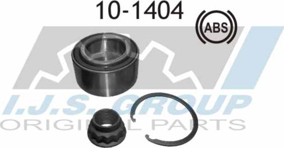 IJS GROUP 10-1404 - Wheel hub, bearing Kit autospares.lv