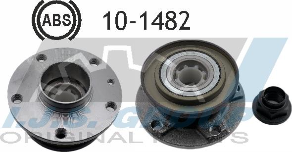 IJS GROUP 10-1482 - Wheel hub, bearing Kit autospares.lv