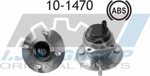 IJS GROUP 10-1470 - Wheel hub, bearing Kit autospares.lv