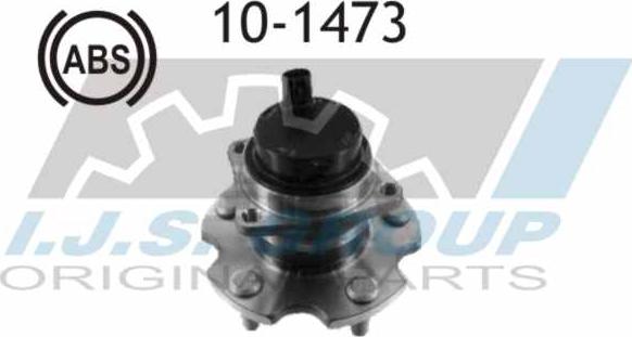 IJS GROUP 10-1473 - Wheel hub, bearing Kit autospares.lv