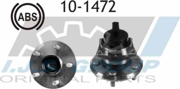 IJS GROUP 10-1472 - Wheel hub, bearing Kit autospares.lv