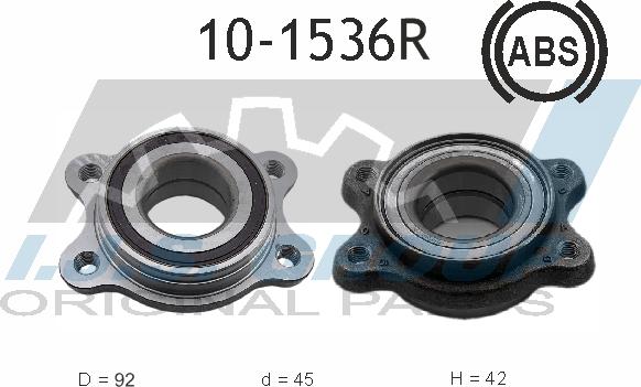 IJS GROUP 10-1536R - Wheel Bearing autospares.lv