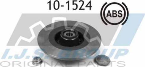 IJS GROUP 10-1524 - Brake Disc autospares.lv