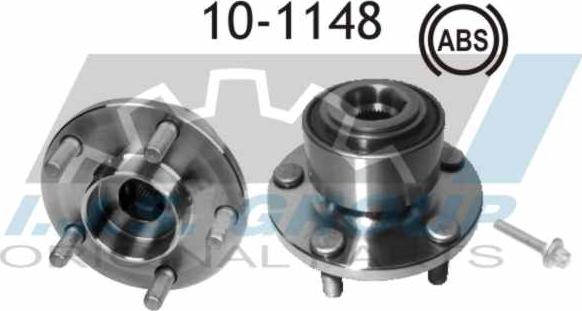 IJS GROUP 10-1148 - Wheel hub, bearing Kit autospares.lv