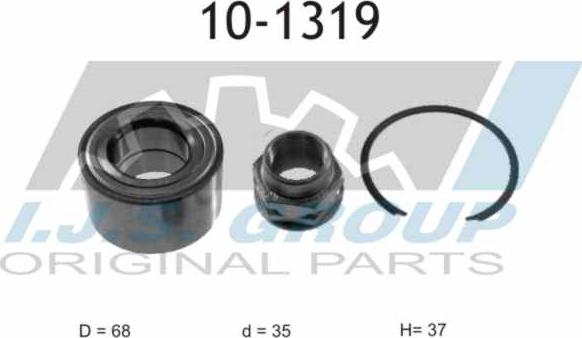 IJS GROUP 10-1319 - Wheel hub, bearing Kit autospares.lv