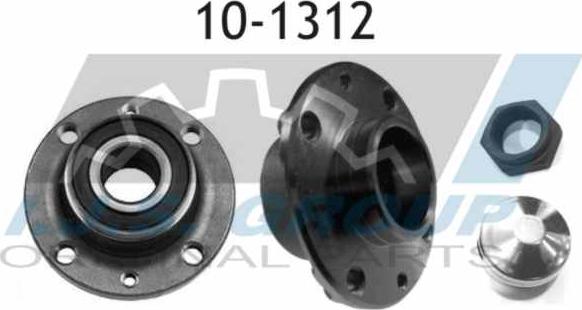 IJS GROUP 10-1312 - Wheel hub, bearing Kit autospares.lv